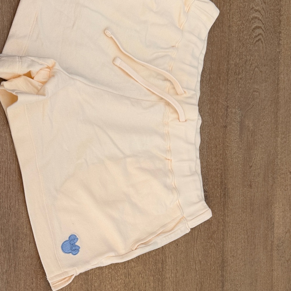 Disney Cream Terry Lounge Shorts